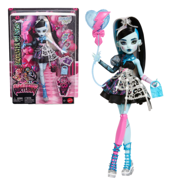 jbg75 (M) Set de joacă Monster High "Scary Sweet Birthday", Frankie Stein cu accesorii cod JBG75 - imagine 1